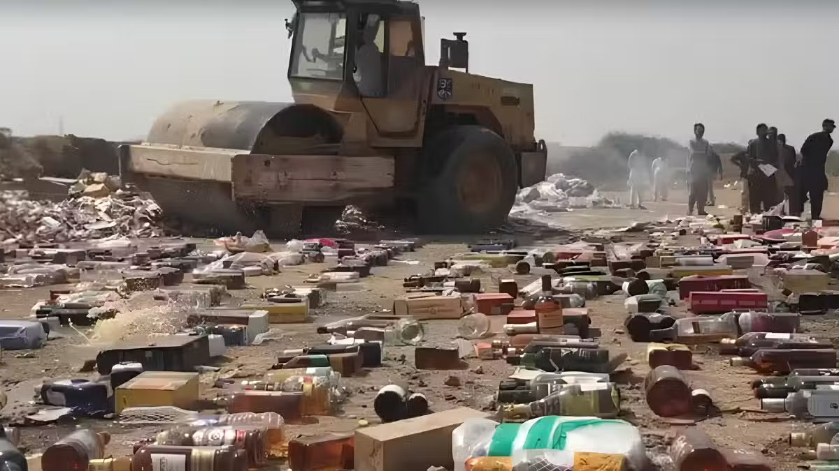 Pakistan Customs Destroys Smuggled Goods Worth Over Rs. 7.36 Billion in Karachi